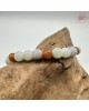 【肌容雪】天然緬甸A貨多彩翡翠單圈手串 編號518