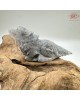 【肌容雪】天然緬甸A貨烏雞翡翠狼型擺件 編號521