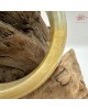 【肌容雪】天然緬甸A貨紫底黃翡翠正圈手鐲 編號523(鐲圍59.5mm#19號)