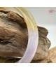 【肌容雪】天然緬甸A貨紫底黃翡翠正圈手鐲 編號523(鐲圍59.5mm#19號)