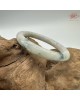 【肌容雪】天然緬甸A貨多彩翡翠圓條手鐲 編號526(鐲圍55.9mm#17.5號)
