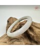 【肌容雪】天然緬甸A貨多彩翡翠圓條手鐲 編號526(鐲圍55.9mm#17.5號)