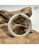 【肌容雪】天然緬甸A貨多彩翡翠圓條手鐲 編號526(鐲圍55.9mm#17.5號)