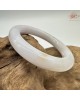 【肌容雪】天然緬甸A貨冰紫灑金翡翠圓條手鐲 編號527(鐲圍54.7mm#17號)