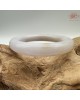 【肌容雪】天然緬甸A貨冰紫灑金翡翠圓條手鐲 編號527(鐲圍54.7mm#17號)