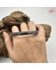 【肌容雪】天然緬甸A貨冰烏雞翡翠美人條手鐲 編號528(鐲圍57.7mm#18號)