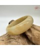 【肌容雪】天然緬甸A貨黃翡翠正圈手鐲 編號529(鐲圍61.3mm#19.5號)
