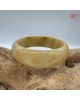 【肌容雪】天然緬甸A貨黃翡翠正圈手鐲 編號529(鐲圍61.3mm#19.5號)