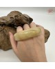 【肌容雪】天然緬甸A貨黃翡翠正圈手鐲 編號529(鐲圍61.3mm#19.5號)