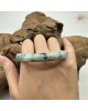 【肌容雪】天然緬甸A貨翡翠綠飄花圓條手鐲 編號533(鐲圍54.2mm#17號)