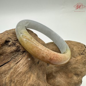 【肌容雪】天然緬甸A貨紅翡翠正圈手鐲 編號535(鐲寬54.8mm#17號)