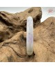 【肌容雪】天然緬甸A貨春彩飄花翡翠圓條手鐲 編號538(鐲圍56.5mm#18號)