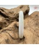 【肌容雪】天然緬甸A貨春彩飄花翡翠圓條手鐲 編號538(鐲圍56.5mm#18號)