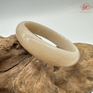 【肌容雪】天然緬甸A貨冰粉紫翡翠正圈手鐲 編號544(鐲圍58.8mm#18.5號)