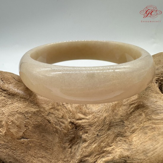 【肌容雪】天然緬甸A貨冰粉紫翡翠正圈手鐲 編號544(鐲圍58.8mm#18.5號)