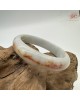【肌容雪】天然緬甸A貨多彩特色翡翠正圈手鐲 編號545(鐲圍59.3mm#18.5號)