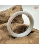 【肌容雪】天然緬甸A貨多彩特色翡翠正圈手鐲 編號545(鐲圍59.3mm#18.5號)