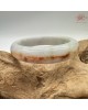 【肌容雪】天然緬甸A貨多彩特色翡翠正圈手鐲 編號545(鐲圍59.3mm#18.5號)