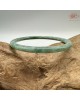 【肌容雪】天然緬甸A貨滿綠飄花翡翠叮噹鐲 編號546(鐲圍57.2mm#18號)