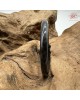 【肌容雪】天然緬甸A貨烏雞翡翠美人條手鐲 編號550(鐲圍57.0mm#18號)