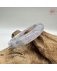 【肌容雪】天然緬甸A貨冰紫烏雞翡翠正圈手鐲 編號551(鐲圍58.3mm#18.5號)