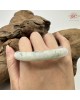 【肌容雪】天然緬甸A貨紫飄花翡翠圓條手鐲 編號555(鐲圍56.2mm#17.5號)