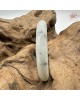【肌容雪】天然緬甸A貨翡翠綠飄花圓條手鐲 編號556(鐲圍56.1mm#17.5號)