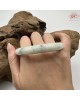 【肌容雪】天然緬甸A貨翡翠綠飄花圓條手鐲 編號556(鐲圍56.1mm#17.5號)