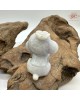 【肌容雪】天然緬甸A貨紫羅蘭翡翠貴賓狗造型擺件 編號565