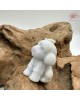 【肌容雪】天然緬甸A貨紫羅蘭翡翠貴賓狗造型擺件 編號565