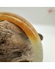 【肌容雪】天然緬甸A貨高冰黃翡翠正圈手鐲 編號567(鐲圍57.4mm#18號)