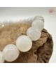 【肌容雪】天然緬甸A貨白冰翡翠單圈手串 編號576