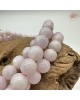 【肌容雪】天然緬甸A貨粉色翡翠三圈珠串 編號581