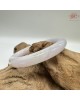 【肌容雪】天然緬甸A貨粉紫翡翠圓條手鐲 編號583(鐲圍54.1mm#17號)