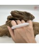 【肌容雪】天然緬甸A貨粉紫翡翠圓條手鐲 編號583(鐲圍54.1mm#17號)