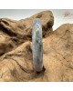【肌容雪】天然緬甸A貨紫飄綠花翡翠圓條手鐲 編號585(鐲圍56.8mm#18號)