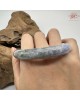 【肌容雪】天然緬甸A貨紫飄綠花翡翠圓條手鐲 編號585(鐲圍56.8mm#18號)