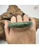 【肌容雪】天然緬甸A貨綠花翡翠正圈手鐲 編號586(鐲圍57.6mm#18號)