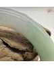 【肌容雪】天然緬甸A貨翡翠冰綠多彩撒金圓條手鐲 編號591(鐲圍54.2mm#17號)