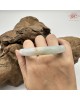 【肌容雪】天然緬甸A貨翡翠冰綠多彩撒金圓條手鐲 編號591(鐲圍54.2mm#17號)