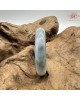 【肌容雪】天然緬甸A貨飄藍花翡翠正圈手鐲 編號592(鐲圍55.7mm#17.5號)