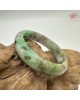 【肌容雪】天然緬甸A貨皇家綠烏雞翡翠正圈手鐲 編號593(鐲圍55.4mm#17.5號)