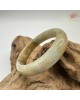 【肌容雪】天然緬甸A貨黃翡翠特色正圈手鐲 編號594(鐲圍55.7mm#17.5號)
