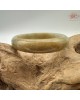 【肌容雪】天然緬甸A貨黃翡翠特色正圈手鐲 編號594(鐲圍55.7mm#17.5號)