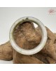 【肌容雪】天然緬甸A貨皇家綠飄花翡翠正圈手鐲 編號595(鐲圍61.2mm#19.5號)