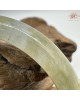 【肌容雪】天然緬甸A貨皇家綠飄花翡翠正圈手鐲 編號595(鐲圍61.2mm#19.5號)