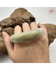 【肌容雪】天然緬甸A貨皇家綠飄花翡翠正圈手鐲 編號595(鐲圍61.2mm#19.5號)