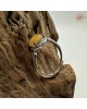 【肌容雪】天然緬甸A貨黃翡翠蛋面戒指 編號598(戒圍17.7mm#12號)