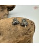【肌容雪】天然緬甸A貨綠翡翠米妮造型耳針 編號599