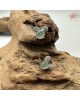 【肌容雪】天然緬甸A貨綠翡翠米妮造型耳針 編號599